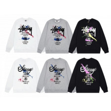 스투시 페인팅 물감 맨투맨