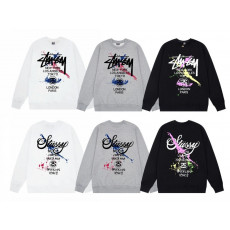 스투시 페인팅 물감 맨투맨