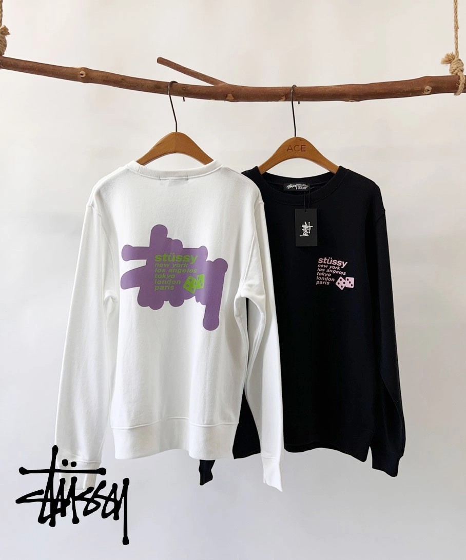 스투시 실루엣 맨투맨