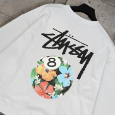 스투시 8볼 플라워 맨투맨