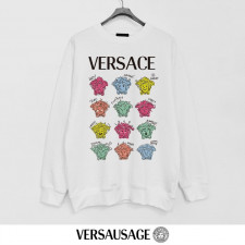 베르사체 멀티 로고 맨투맨