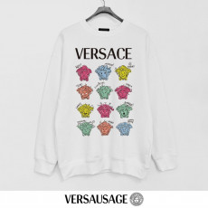 베르사체 멀티 로고 맨투맨