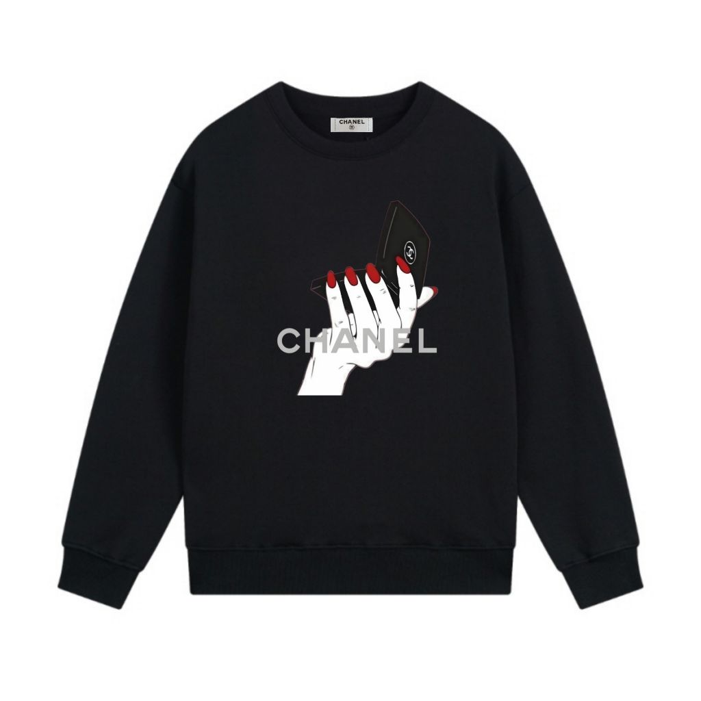 샤넬 코스메틱 로고 맨투맨