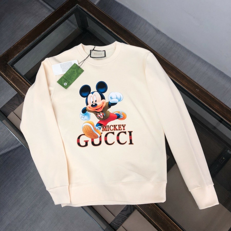 구찌 미키마우스 타이거 주먹쥐고 맨투맨