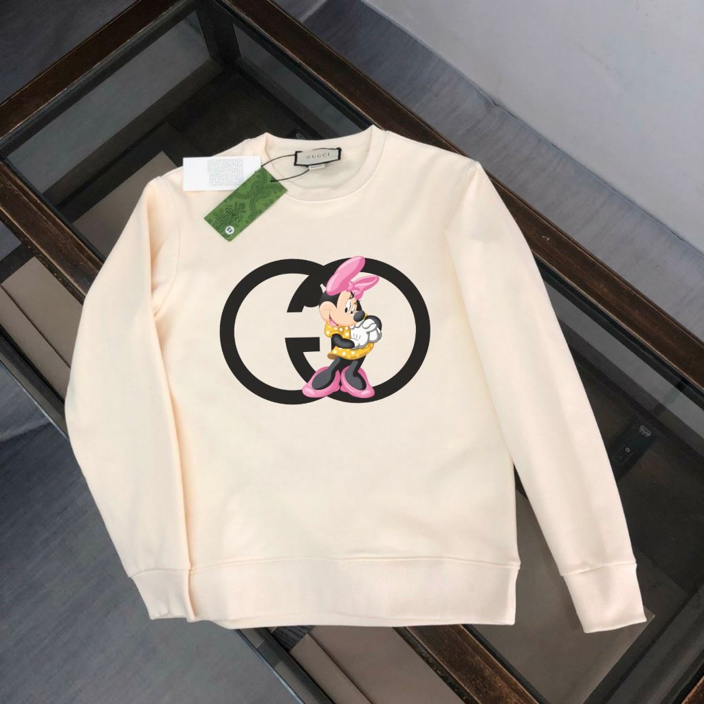 구찌 캐릭터 핑크 디즈니 나염 맨투맨