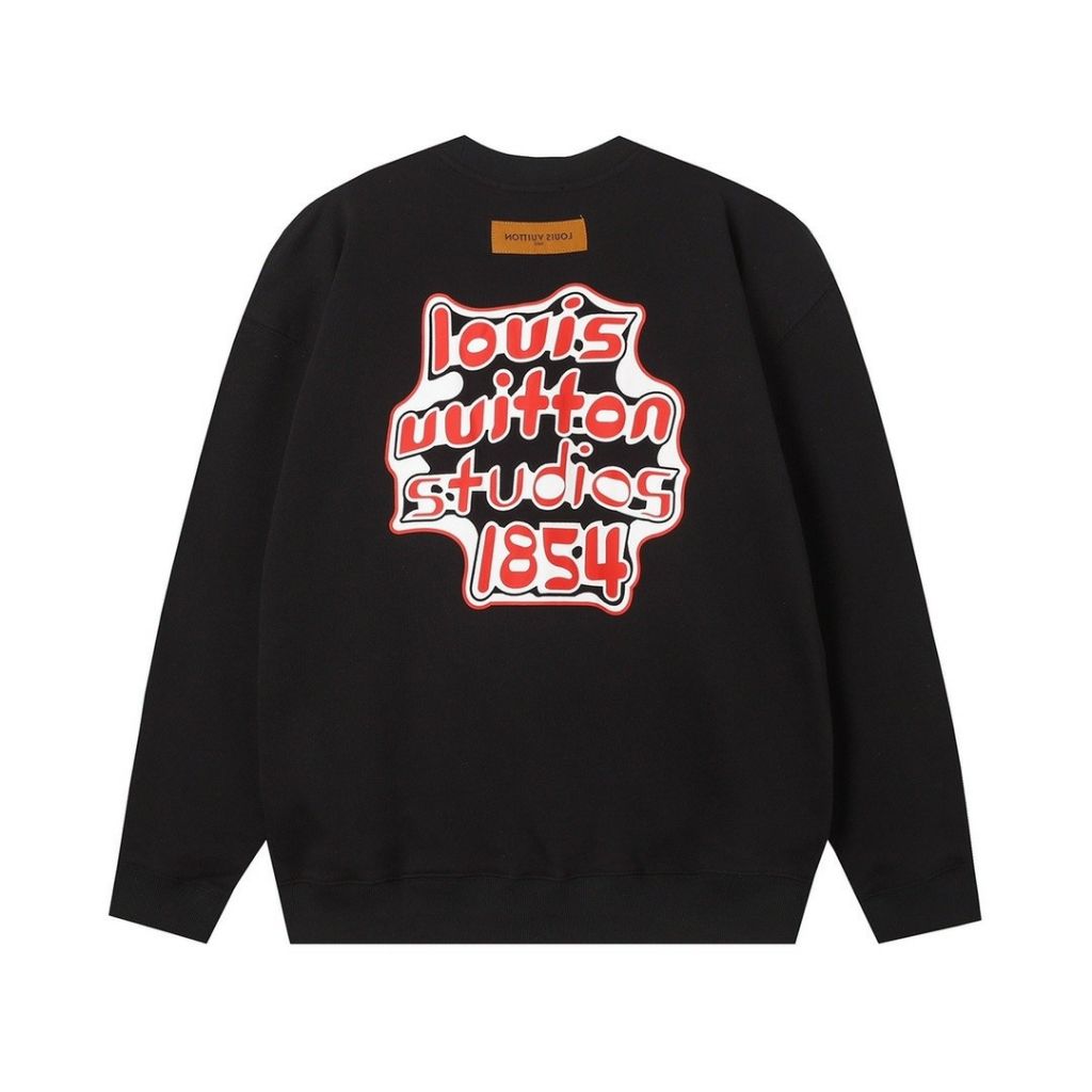 루이비통 1854 레드 나염 맨투맨