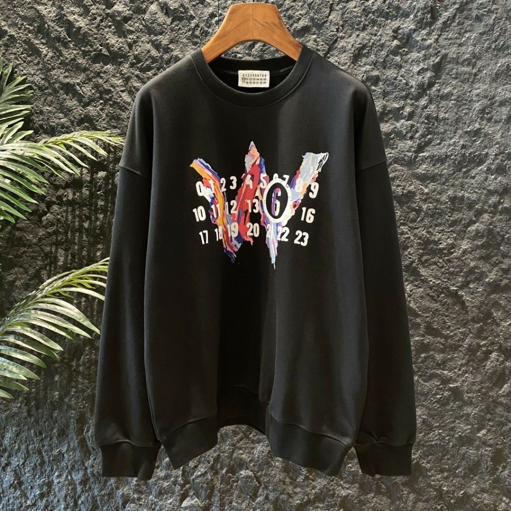 메종마르지엘라 퍼티 페인탱 맨투맨