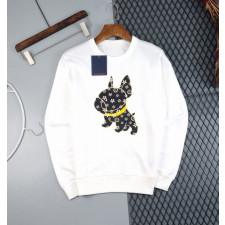 루이비통 로고 패턴 강아지 프린팅 맨투맨