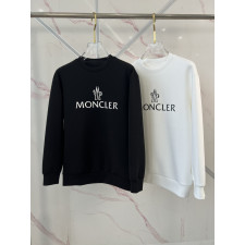 몽클레어 단색 로고 맨투맨