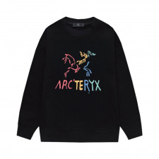 아크테릭스 핸드 페인팅 레인보우 맨투맨