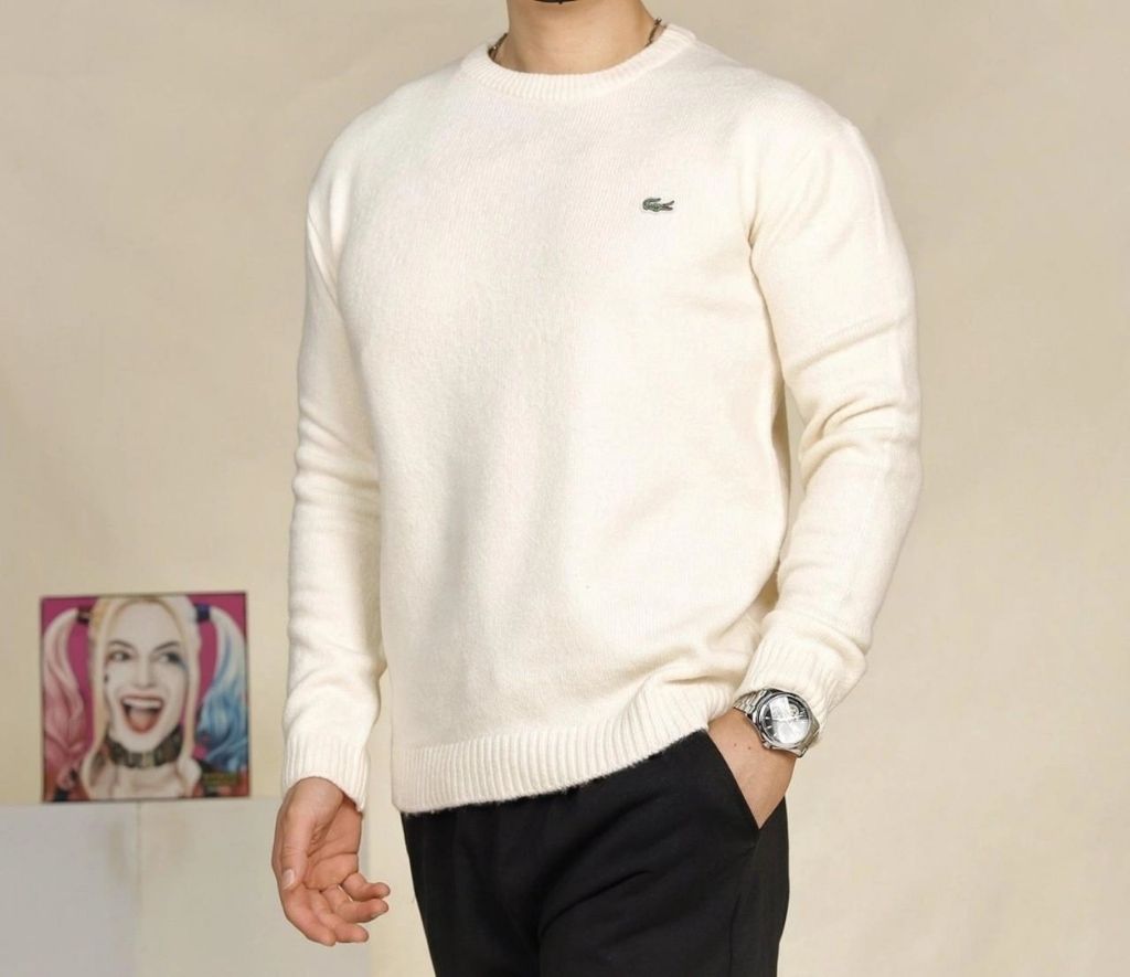 라코스테 캐시 포니 라운드 니트