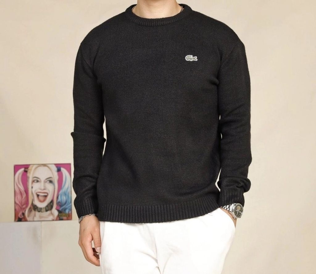 라코스테 캐시 포니 라운드 니트