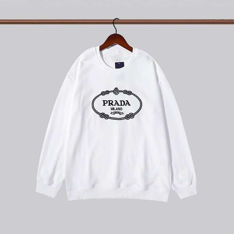 프라다 밀라노 원형 맨투맨