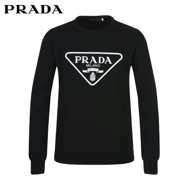 프라다 삼각 로고 맨투맨