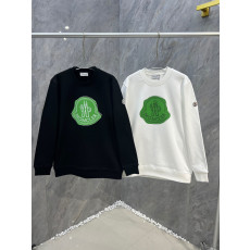 몽클레어 그린 빅로고 맨투맨