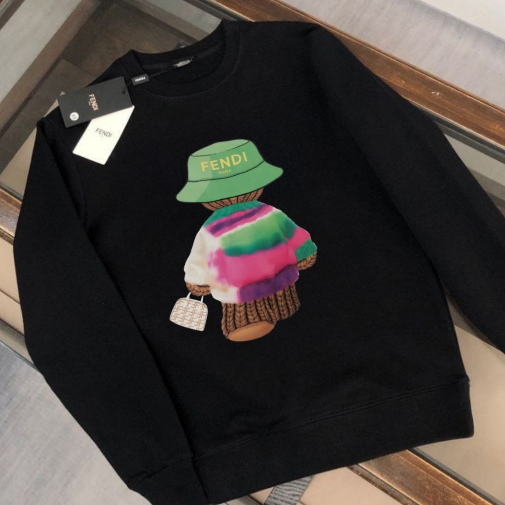 펜디 초록 모자 테디 맨투맨