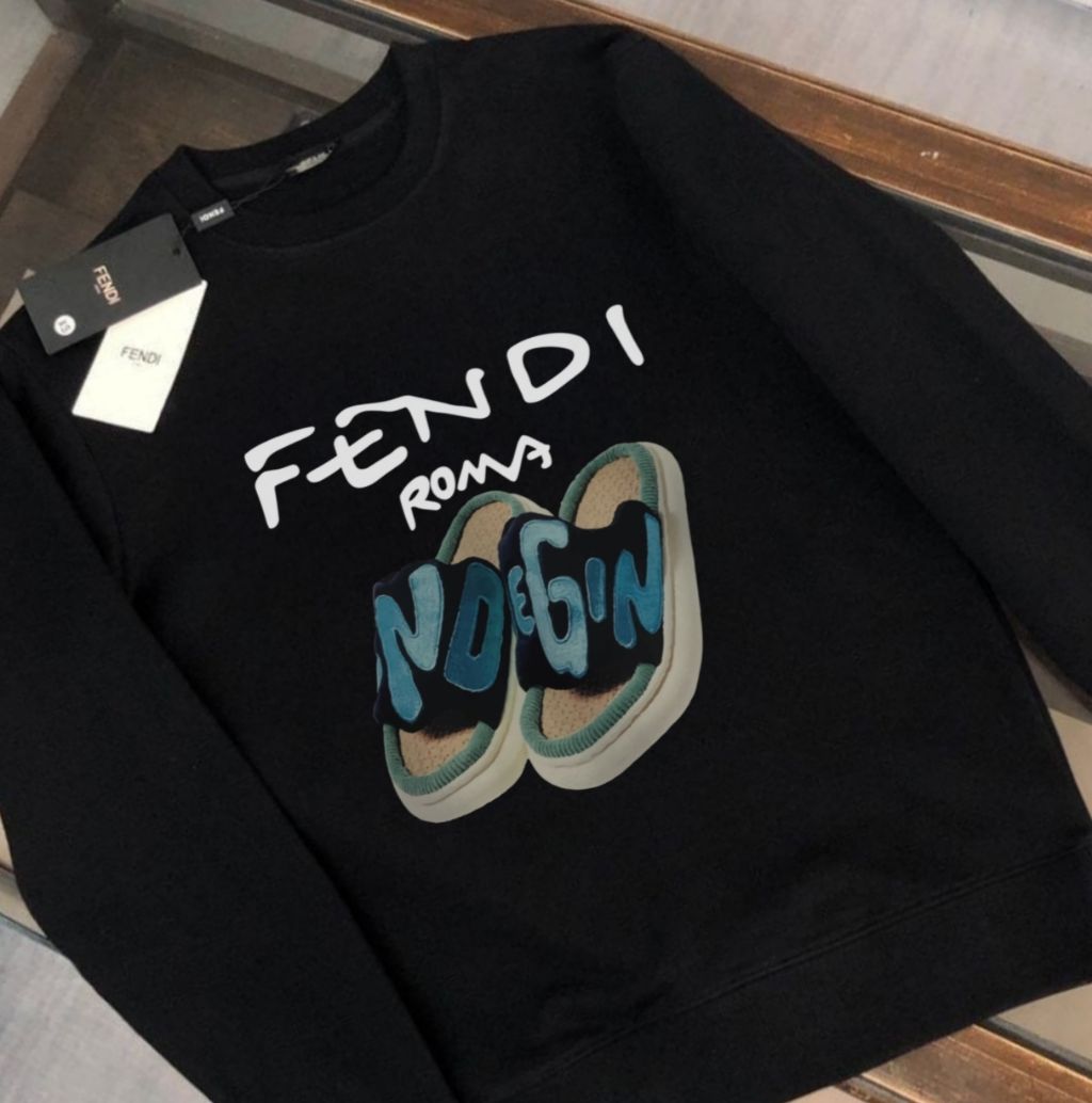 펜디 슬리퍼 맨투맨