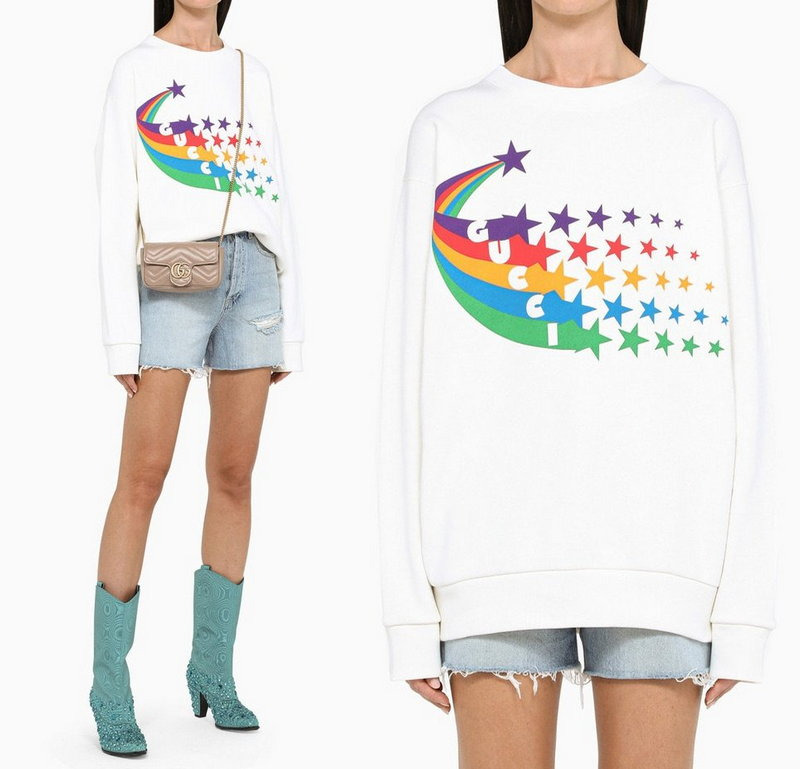 구찌 레인보우 맨투맨