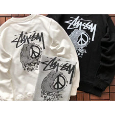 스투시 피스 핸드 피그먼트 맨투맨