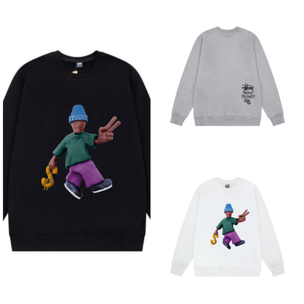 스투시 피스 앤 프로스페리티 맨투맨