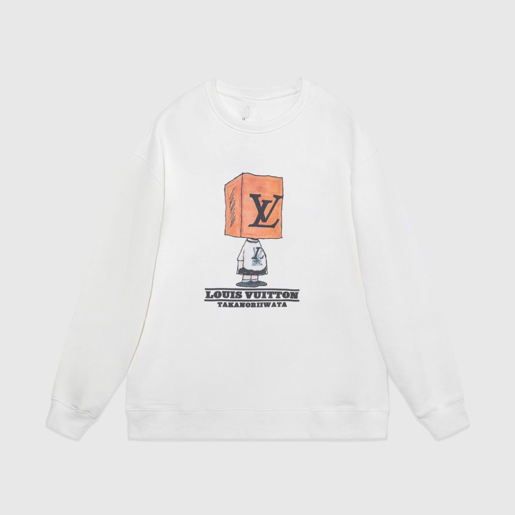 루이비통 LV 큐브 캐릭터 그래픽 맨투맨