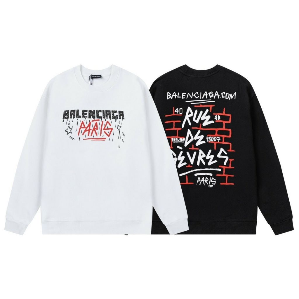 발렌시아가 레드 사인 맨투맨