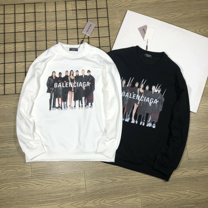 발렌시아가 아트워크 맨투맨