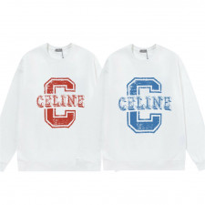 셀린느 크랙 로고 루즈라인 맨투맨