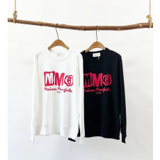 메종마르지엘라 MM6 레드 로고 맨투맨