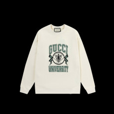 구찌 그린 깃발 로고 맨투맨