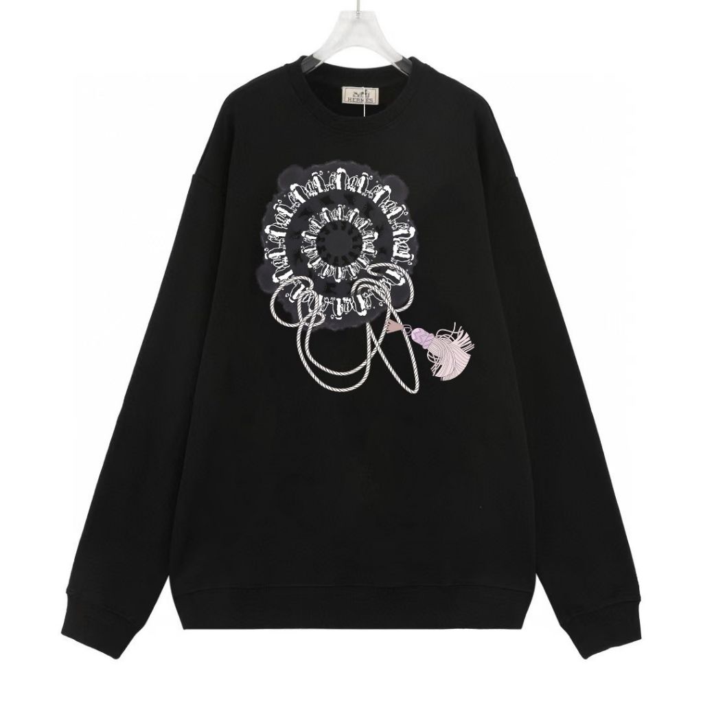 에르메스 화이트 하우스 맨투맨