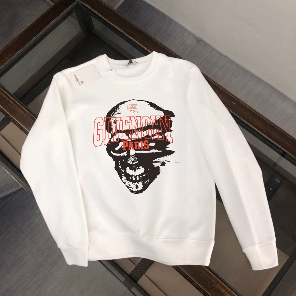 지방시 스컬 해골 프린트 맨투맨