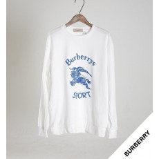 버버리 로고 플로킹 맨투맨