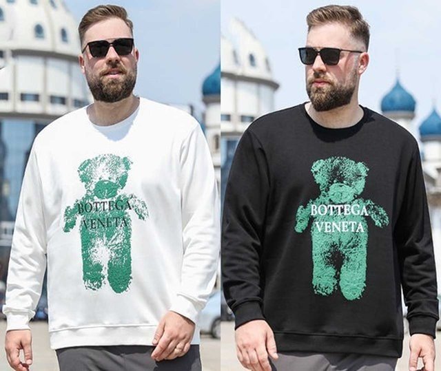 보테가베네타 그린 페인팅 맨투맨