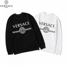 베르사체 메두사 일자 나염 로고 프린트 맨투맨