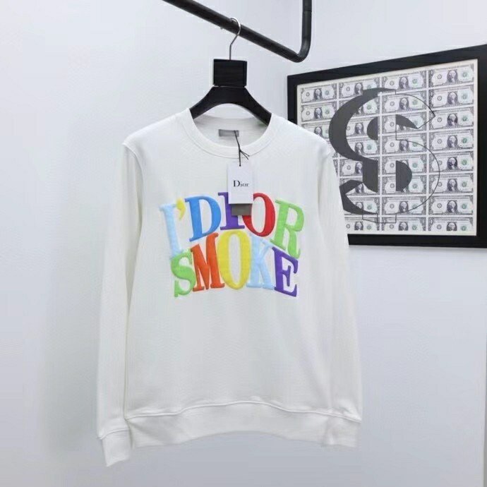 디올 레인보우 나염 맨투맨