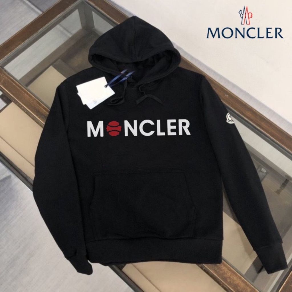 몽클레어 플롱킹 로고 후드티