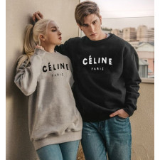 셀린느 핸드 파리스 레터링 맨투맨