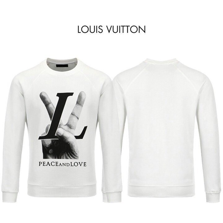 루이비통 LV 로고 손가락 나염 맨투맨