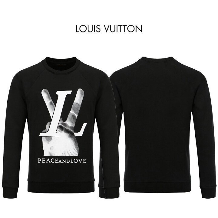 루이비통 LV 로고 손가락 나염 맨투맨