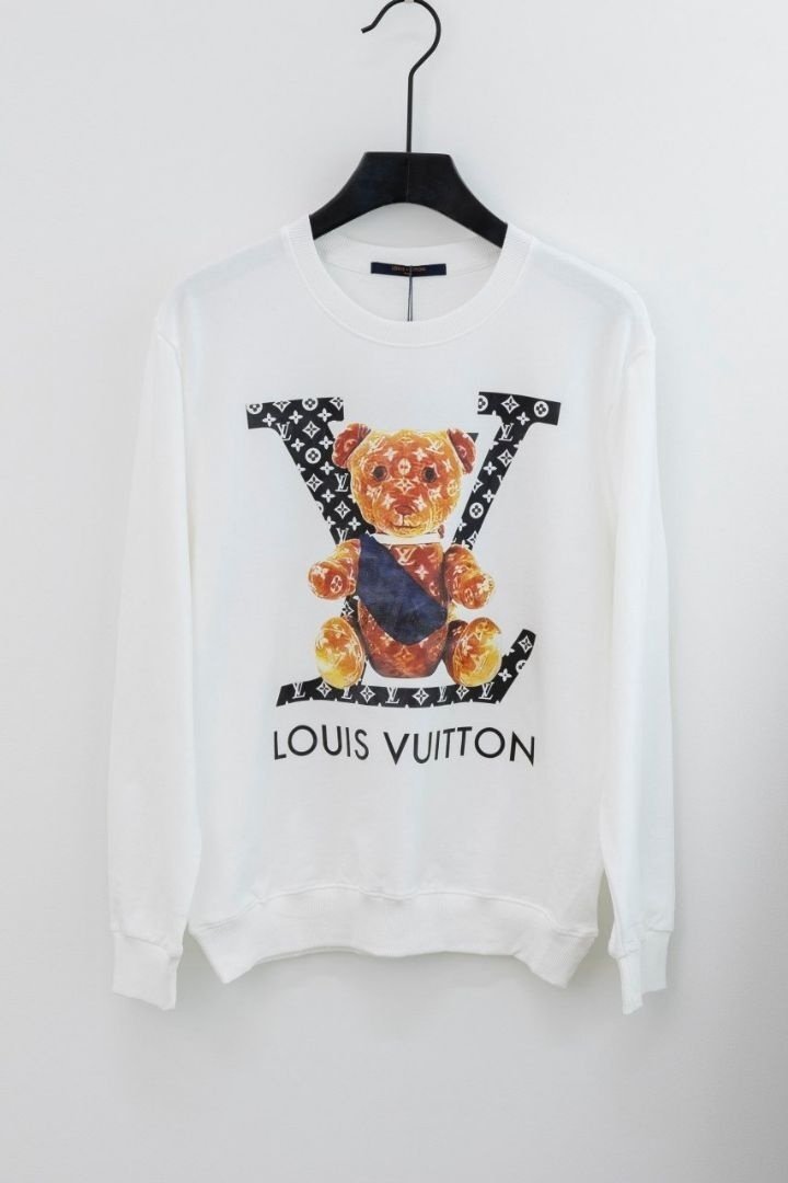 루이비통 로고 배너 맨투맨