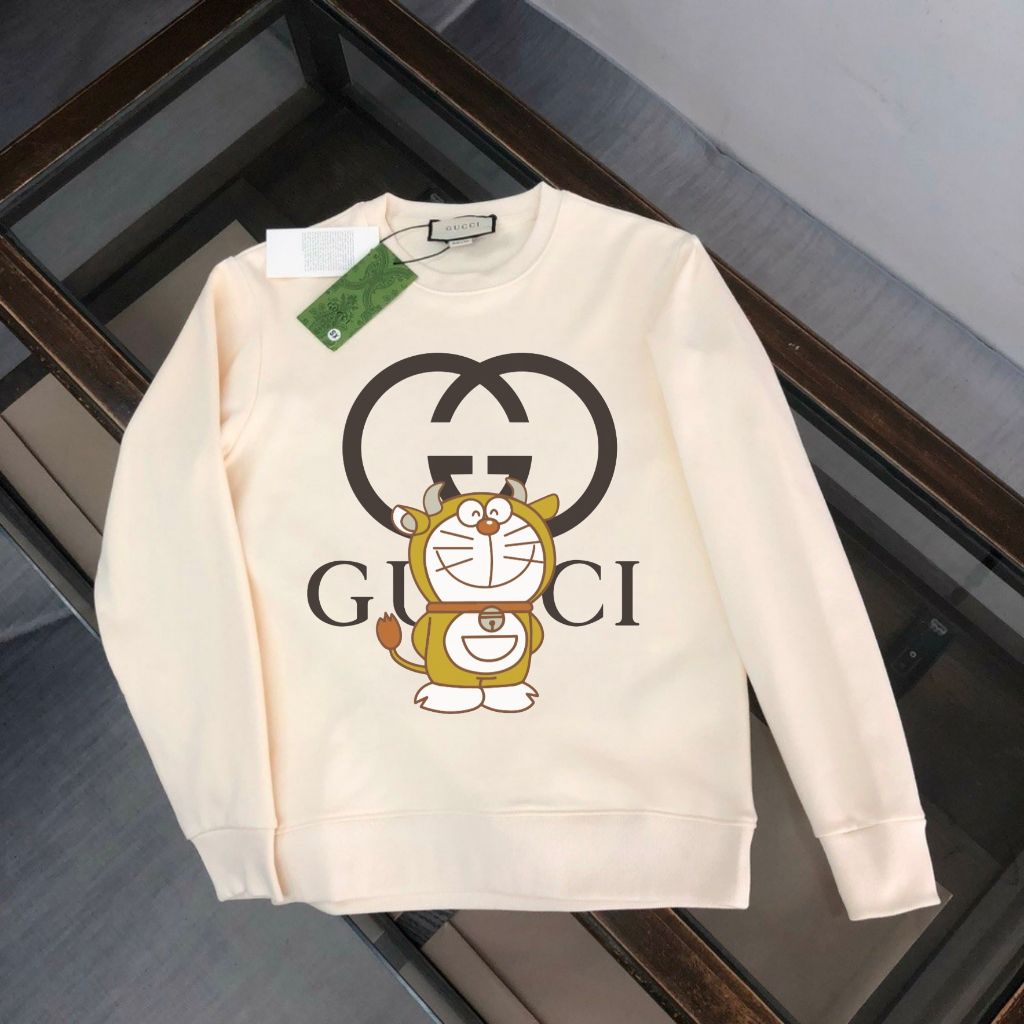 구찌 골드 도라에몽 맨투맨