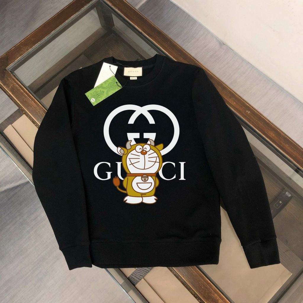 구찌 골드 도라에몽 맨투맨