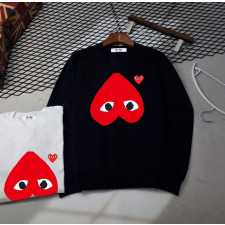 꼼데가르송 리버스 레이블 맨투맨