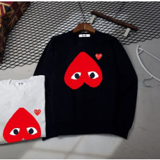 꼼데가르송 리버스 레이블 맨투맨