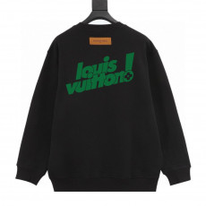 루이비통 빽로고 디스트 로고 나염 맨투맨