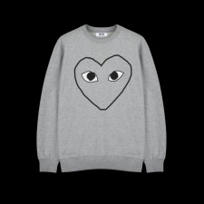 꼼데가르송 테두리 로고 맨투맨