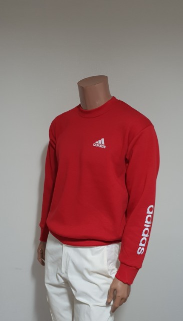 아디다스 디자인 라운드 기모 맨투맨