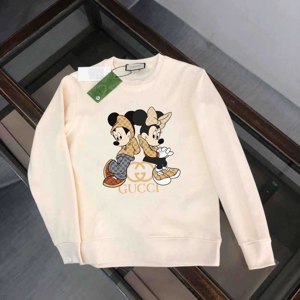 구찌 골드 미키 디즈니 맨투맨