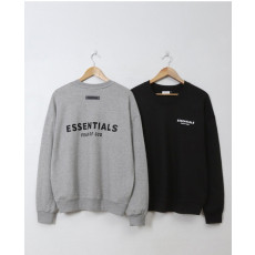 피어오브갓 에센셜 로고 루즈핏 맨투맨